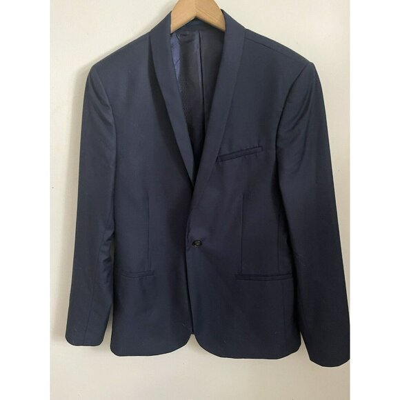 RW&CO. Other - RW & CO Men’s Stretch Lining Suit Jacket Blazer Navy Blue Office Attire